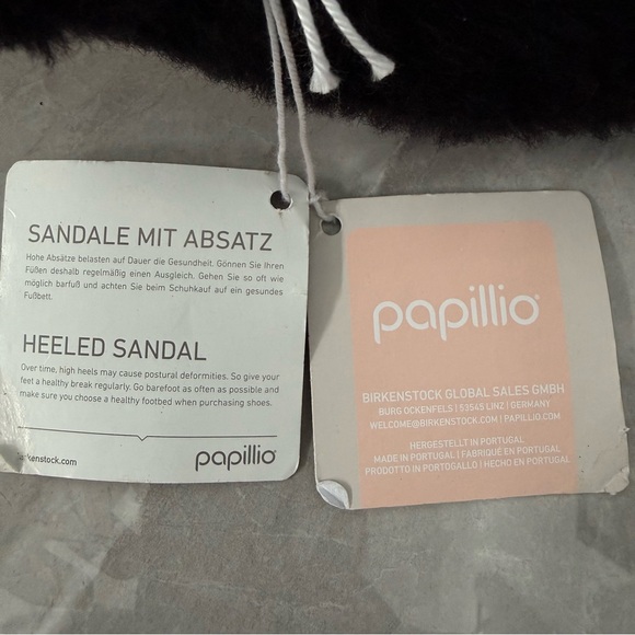 Women’s Birkenstock Papillio Fanny Teddy Shearling Mule Wedge Clog US 9 EU 40 - Picture 14 of 16